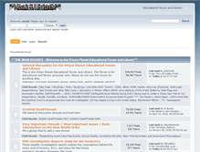 Tablet Screenshot of forum.prisonplanet.com
